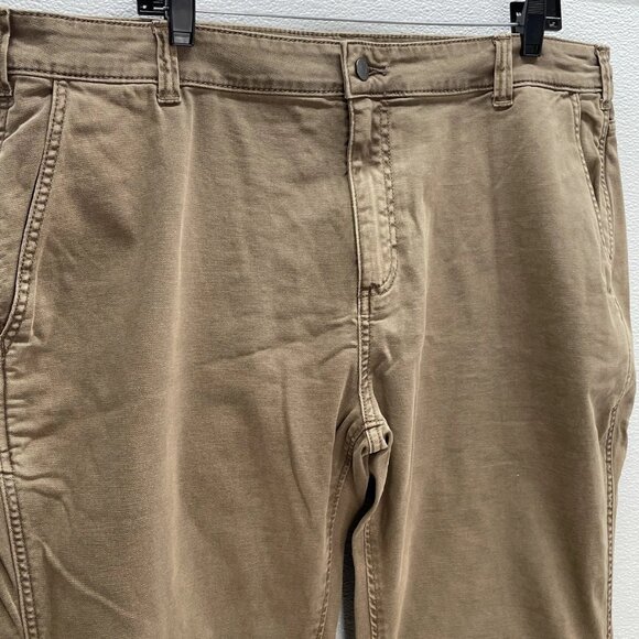 Mugsy Men's Utility Pants Brown Size 42x30 | Comfortable Stretch Fit - Picture 2 of 7